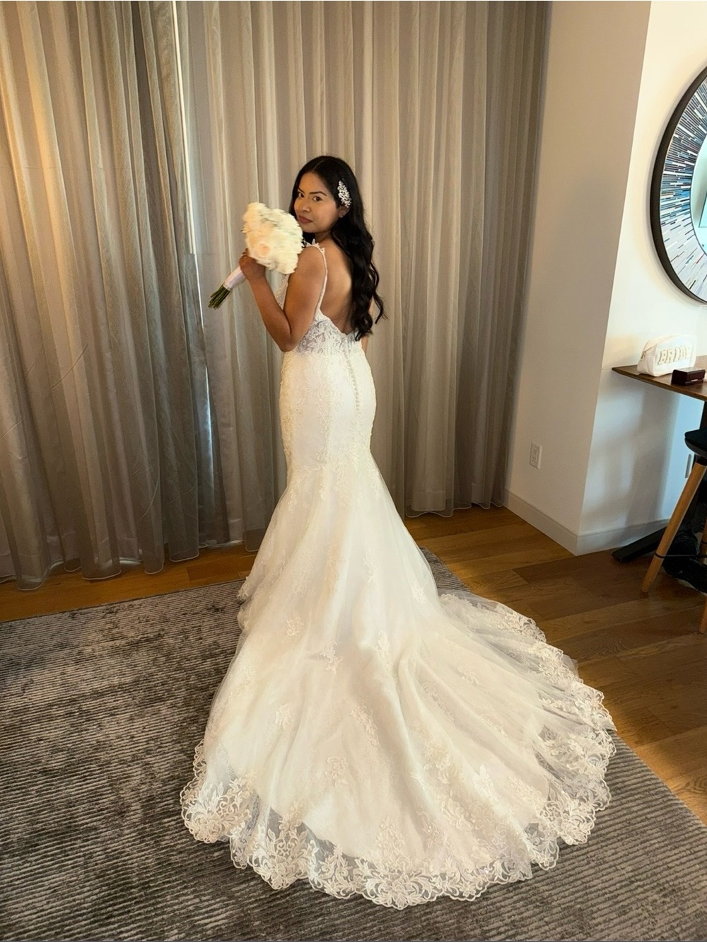 Wedding Dress AND Cathedral Wedding Veil